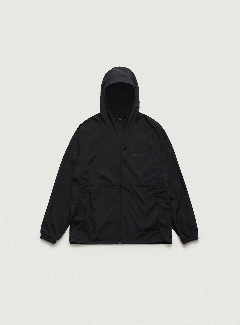 Oversized Aero Hooded Jacket - Black