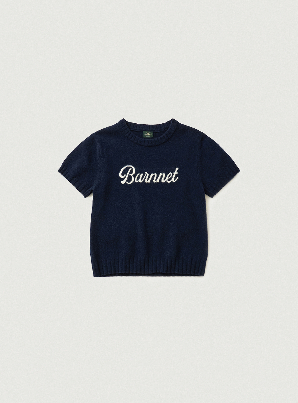 Barnnet Logo Cashmere Knit - Navy