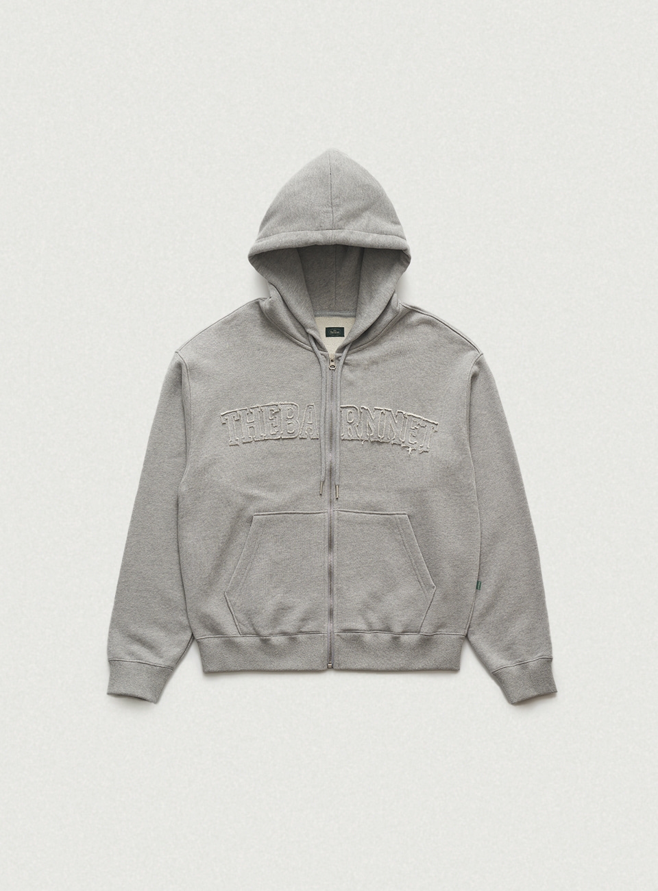 Oversized Forde Sweat Zip-Up Hoodie Jacket - Grey