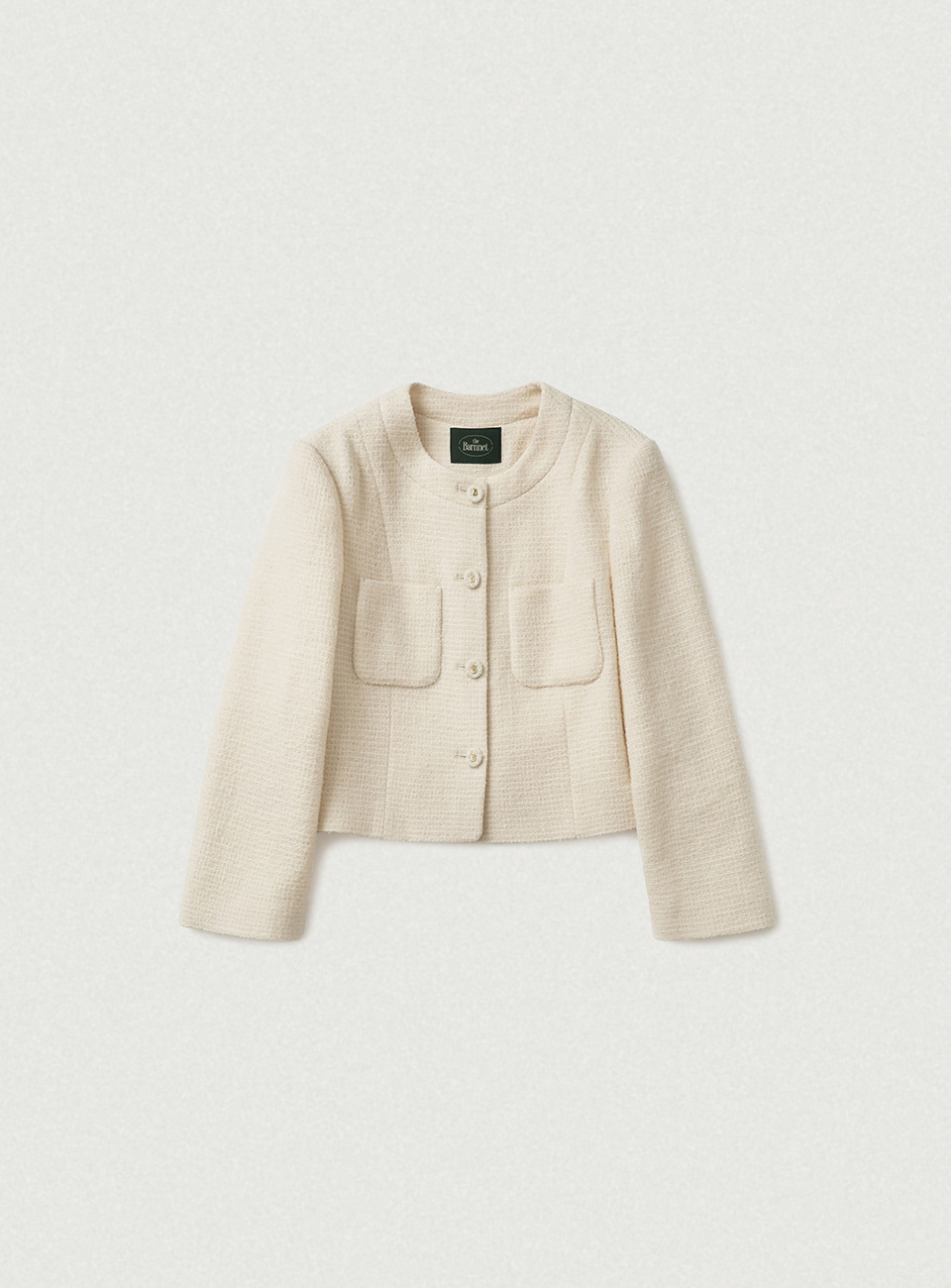 Annes Tweed Set-up Jacket - Cream