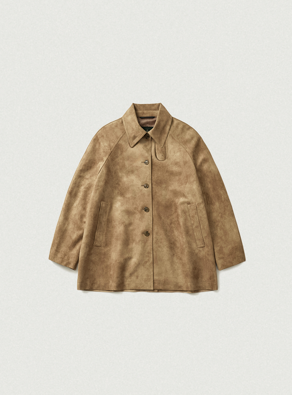 Leto Suede Half Jacket - Camel