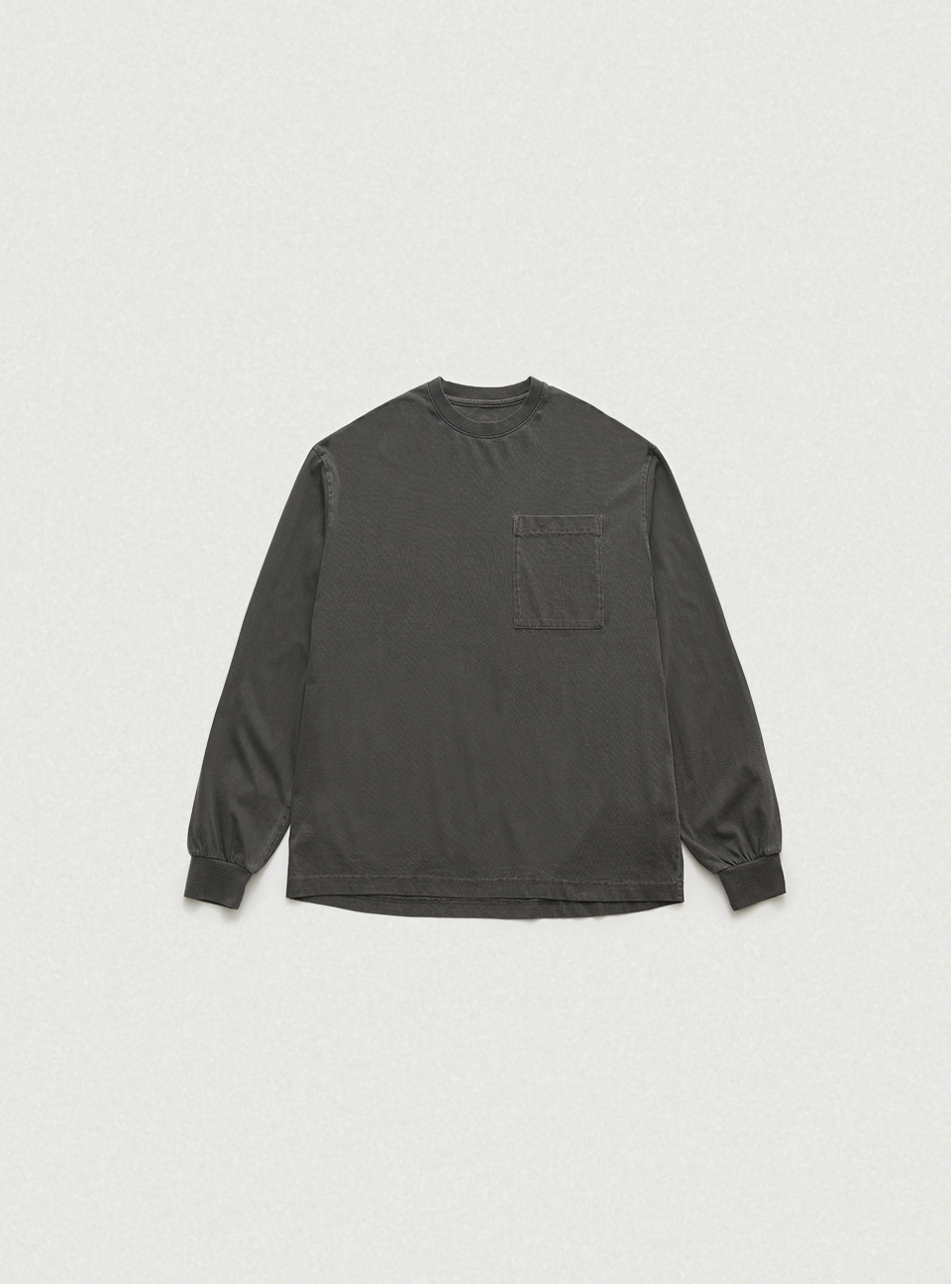 Maro Pigment Pocket T-Shirt - Charcoal