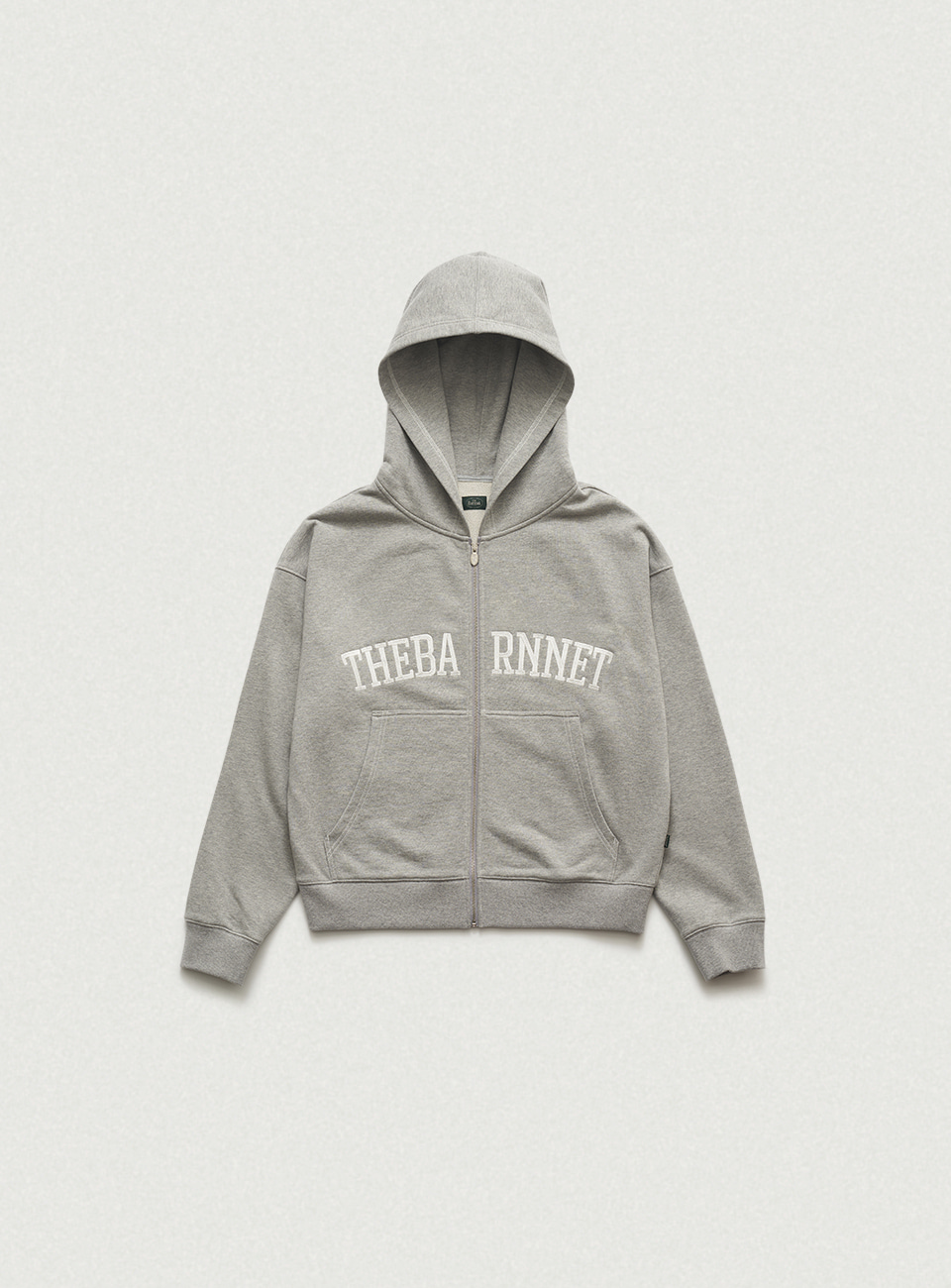 Campie Sweat Zip-Up Hoodie Jacket - Grey