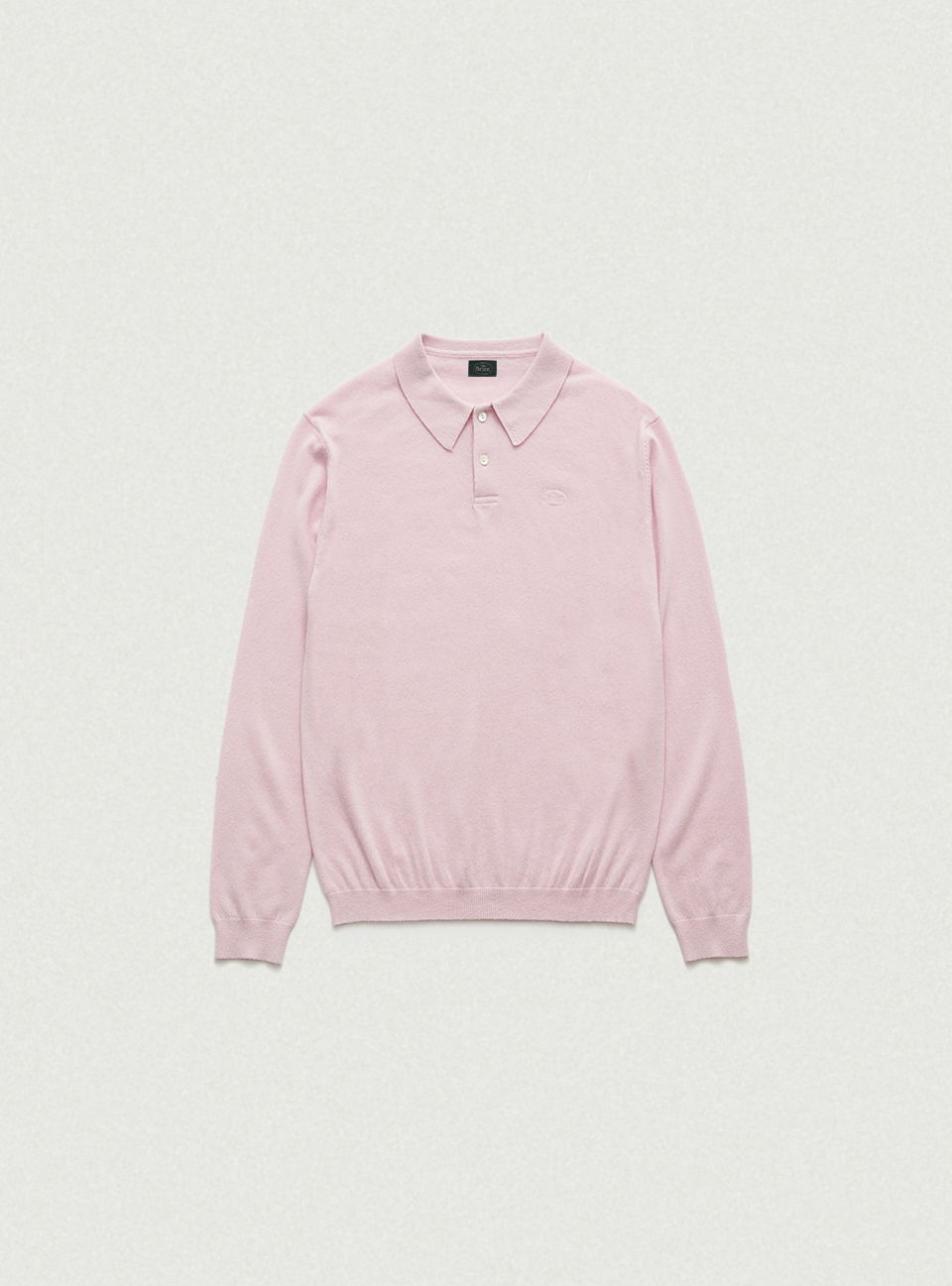 Oversized Cashmere Wimblyn Knit Polo Shirt - Pink