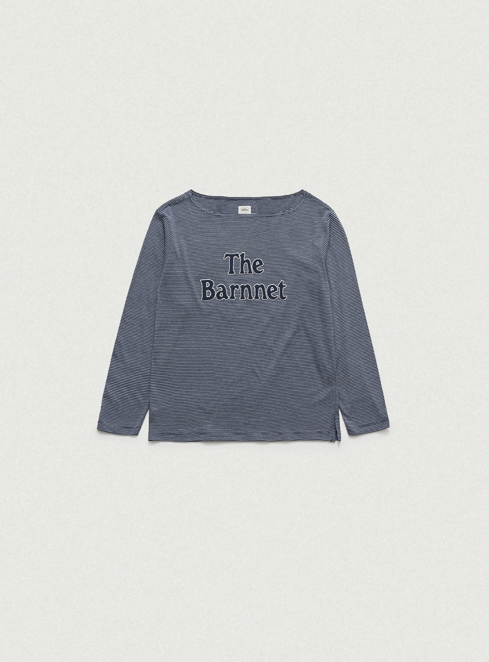 Talat Boat Neck Stripe T-Shirt - Navy