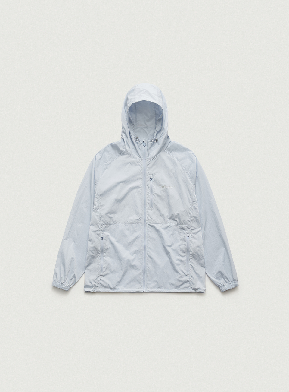 Oversized Aero Hooded Jacket - Light Blue