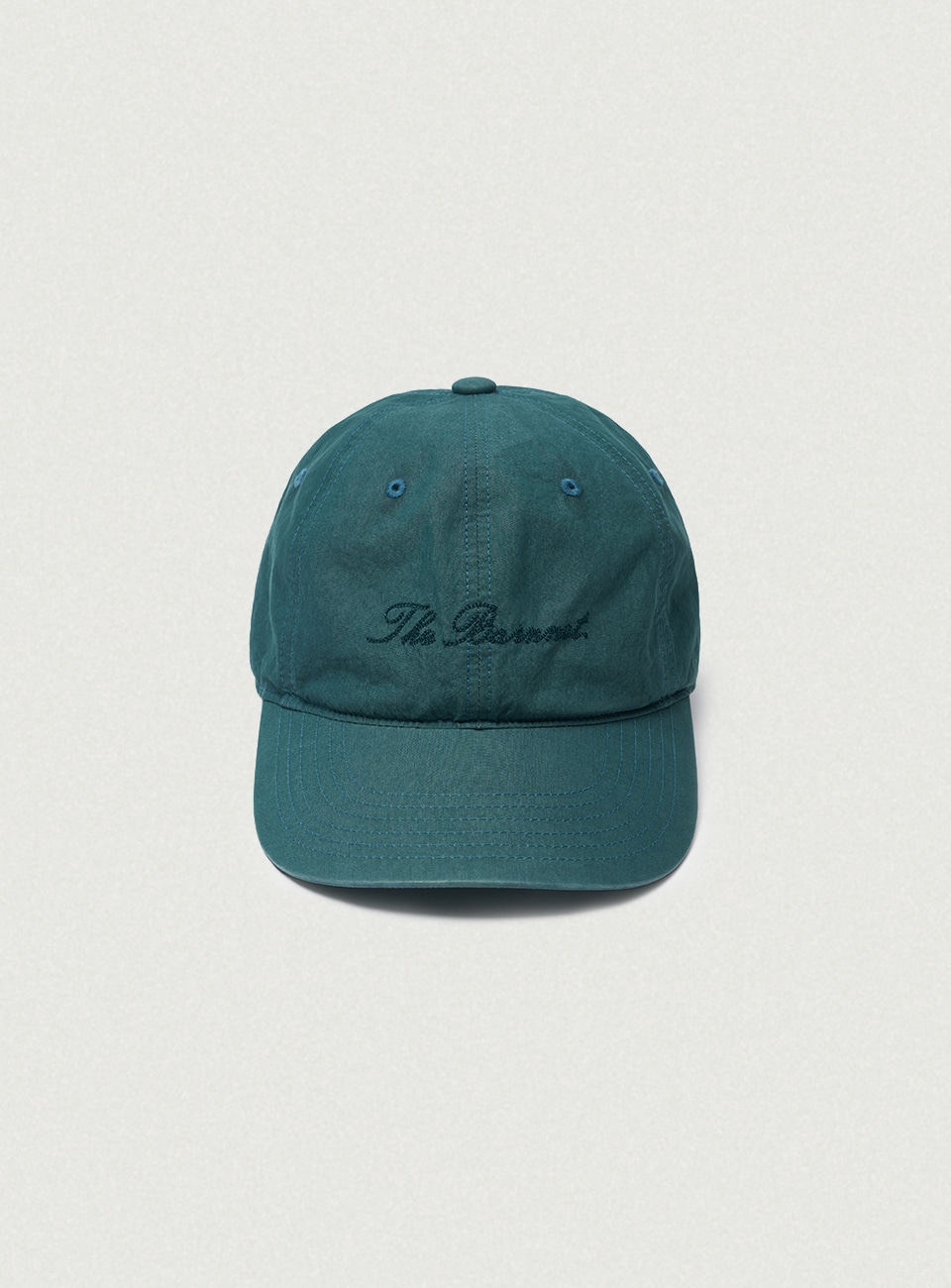 Nylon Stitch Logo Ball Cap - Green