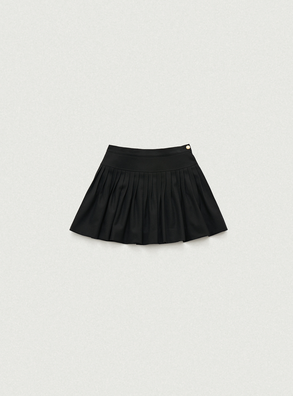 Karelian Pleats Mini Skirt - Black