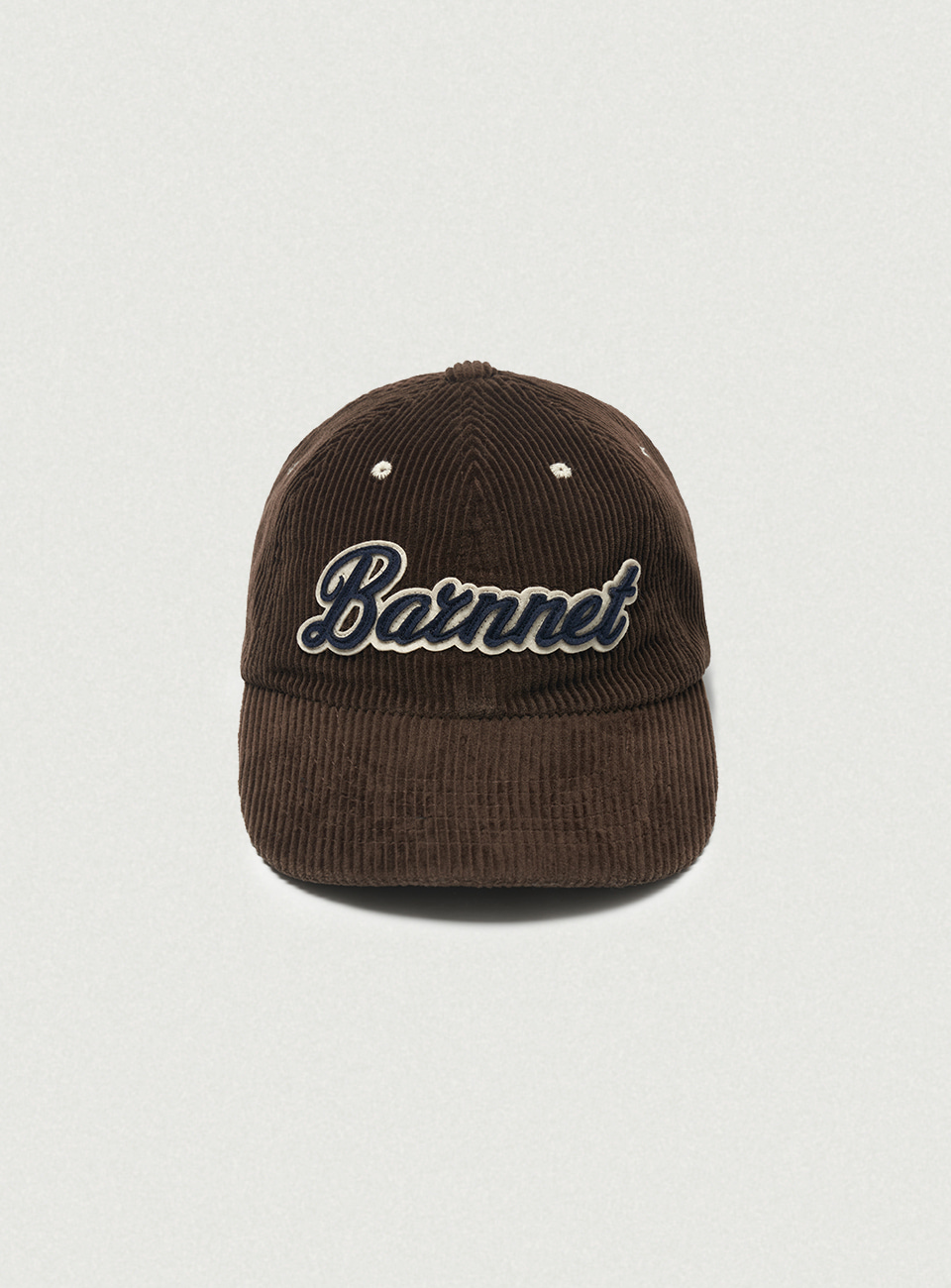 Corduroy Patch Logo Ball Cap - Brown