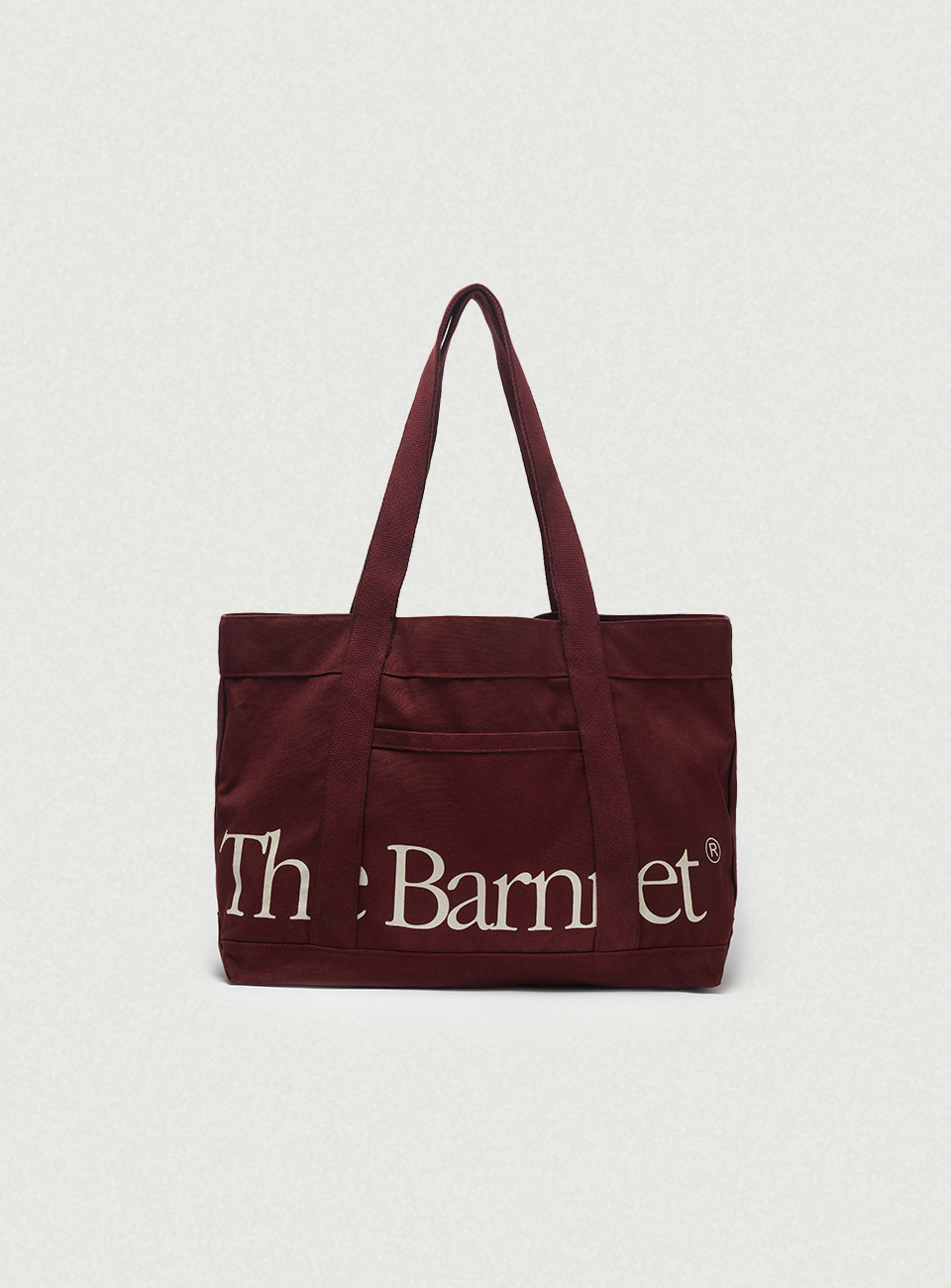 Canvas Baren Tote Bag - Burgundy