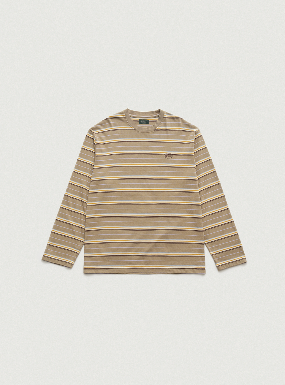 Lang Stripe Overfit T-shirt - Beige