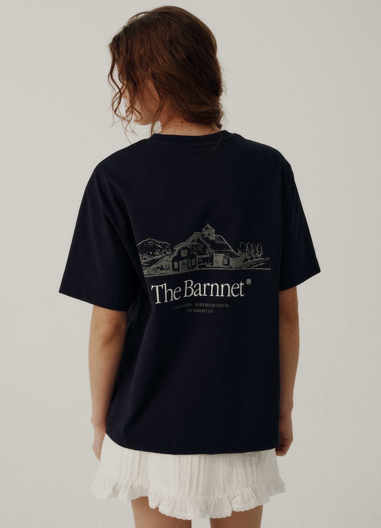 EDIT.FOR LULU - 新品　the barnnet Country Barn T-Shirt 韓国 Country Barn T-Shirt_White - The Barnnet