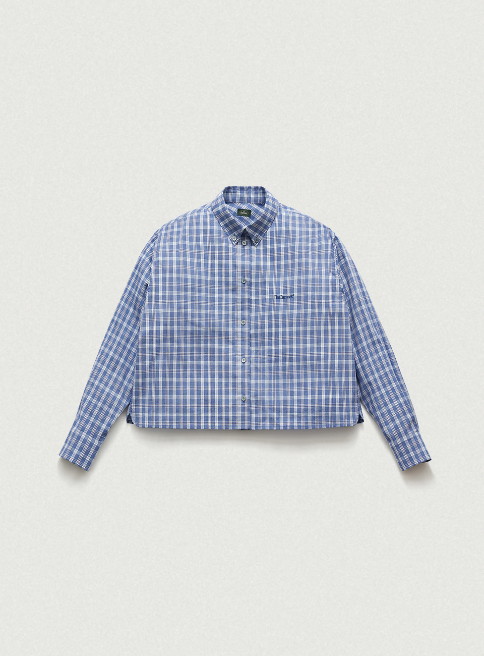 Ador Check Cropped Shirt