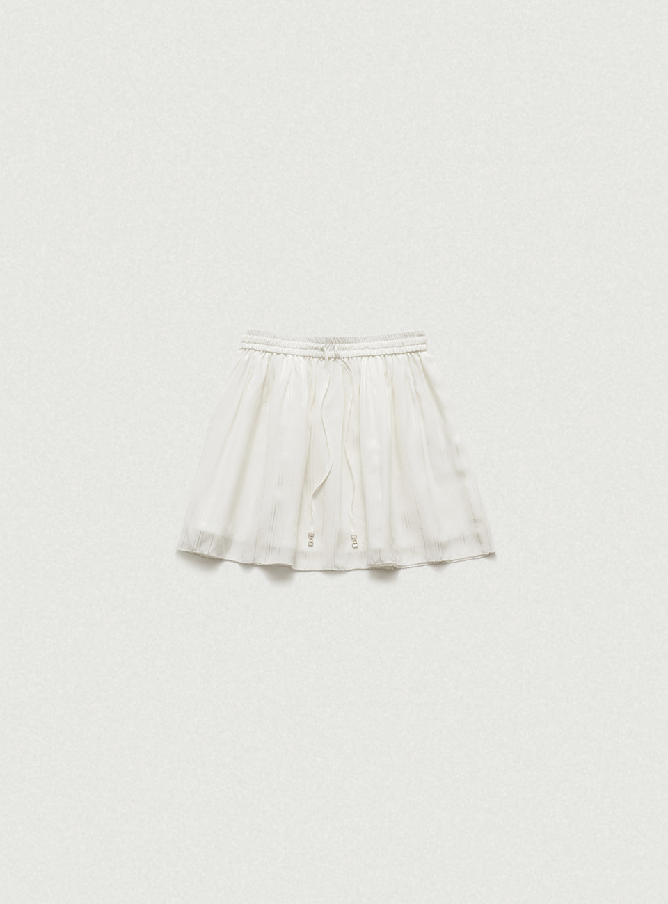 Ivory B Logo Jacquard Mini Skirt