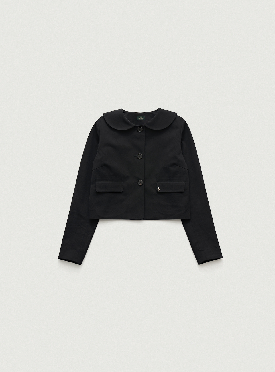 Black Doux Cropped Jacket