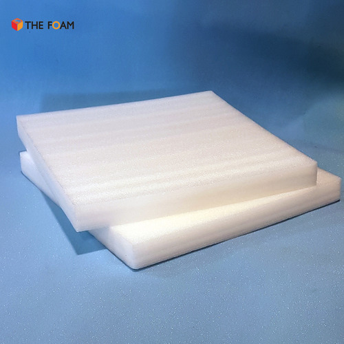 두꺼운 발포지 PE폼 화이트 50Tx500x500mm/8개 세트상품  PE Foam 포장재 완충용 방석매트