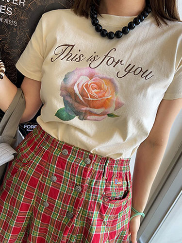 jane Rose tee(주문폭주)