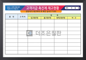 고객지급촉진제재고현황