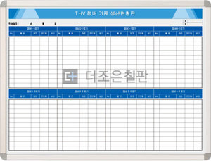 THV 챔버 가류 생산 현황