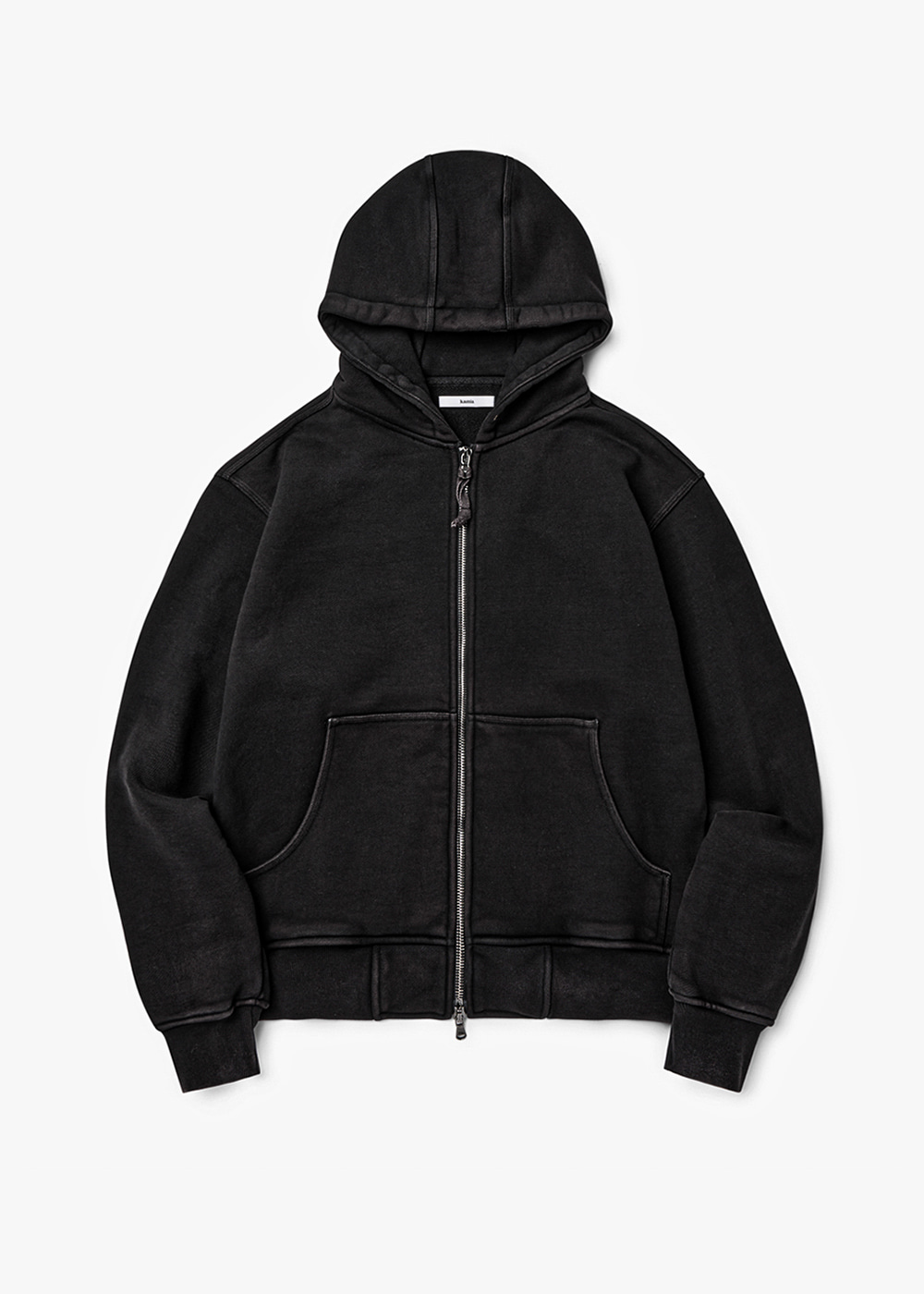 BLEACHED REPLICA HOOD JACKET [FADED BLACK]