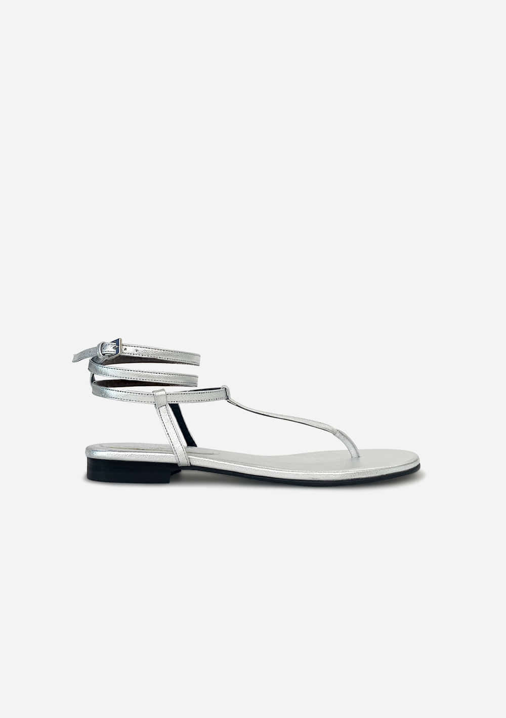 JENNY strap T sandals - 실버