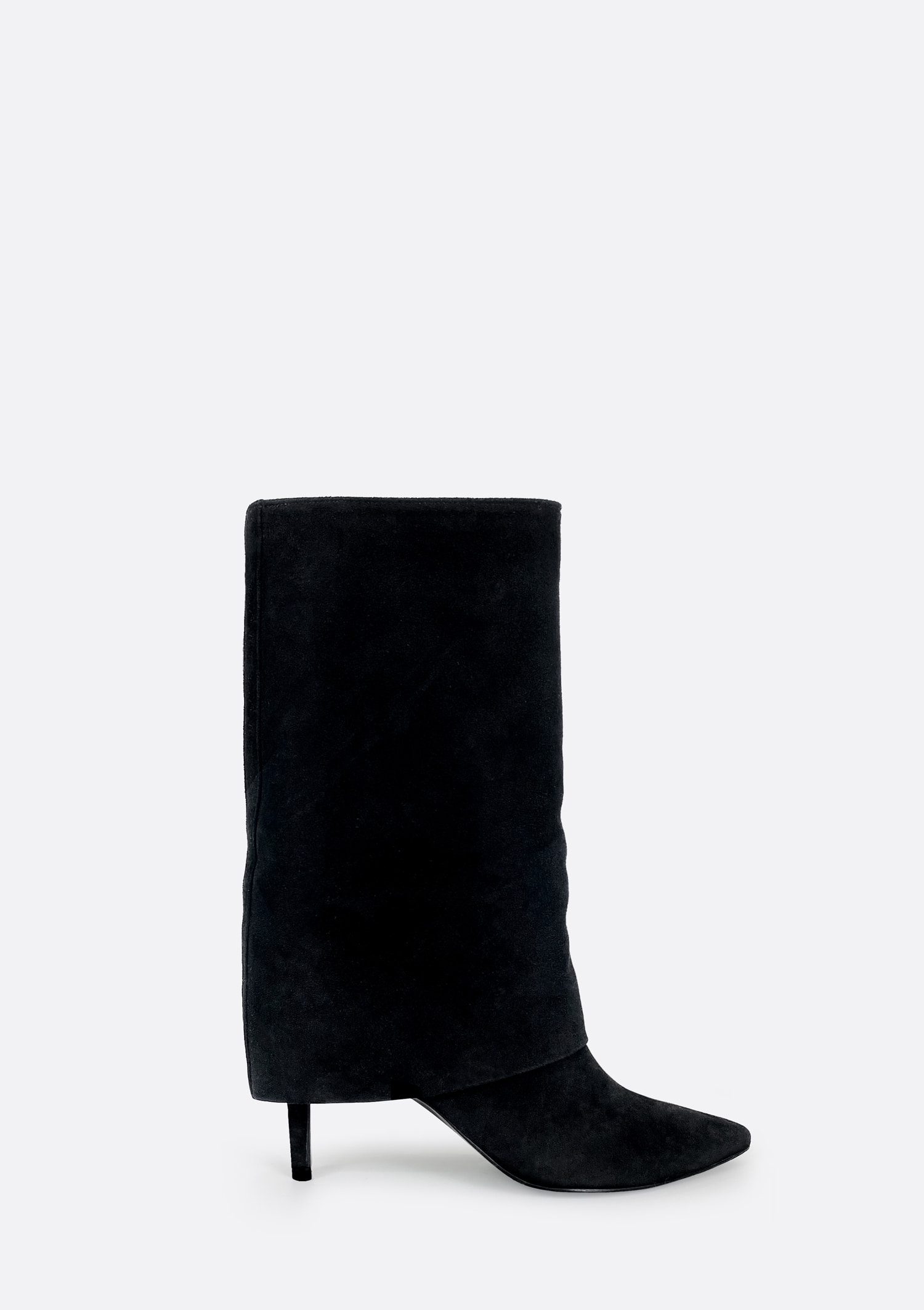 Cabra half ankle boots - 블랙스웨이드