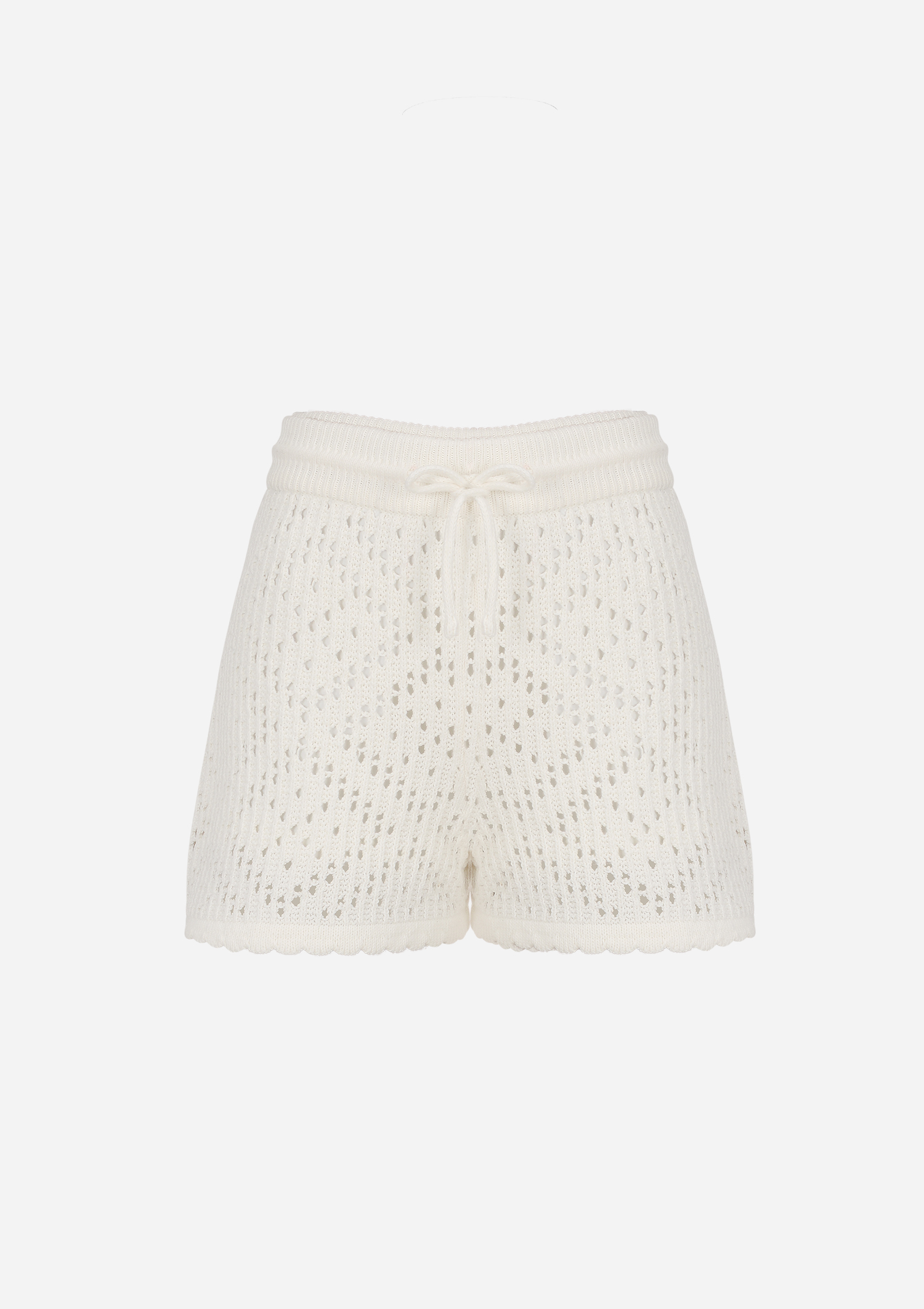 [EXCLUSIVE] Punching cotton shorts - ivory