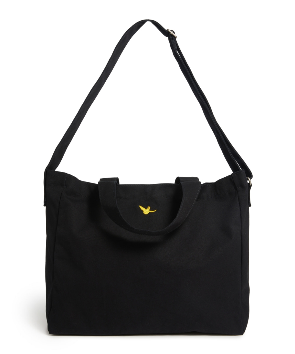 캔버스 투웨이 에코백 - BLACK