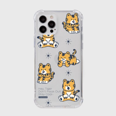 pattern hey tiger [탱크투명 폰케이스]