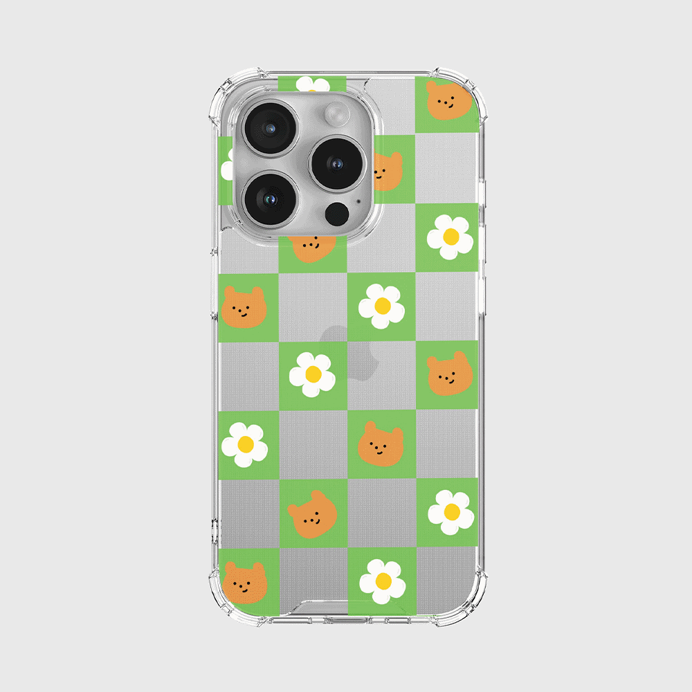 checkerboard daisy gummy [탱크투명 폰케이스]