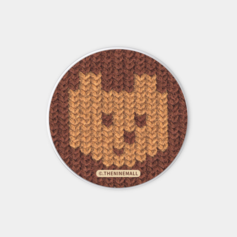 [스마트톡] brown knit gummy