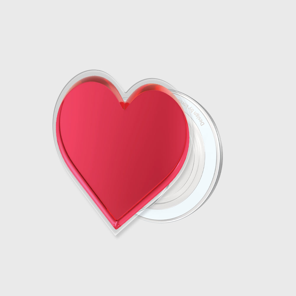 [맥세이프 아크릴스마트톡] red heart