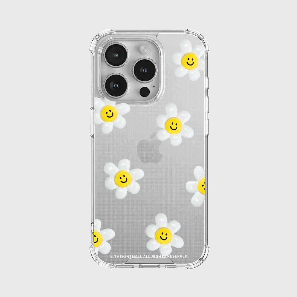 smile daisy pattern [탱크투명 폰케이스]
