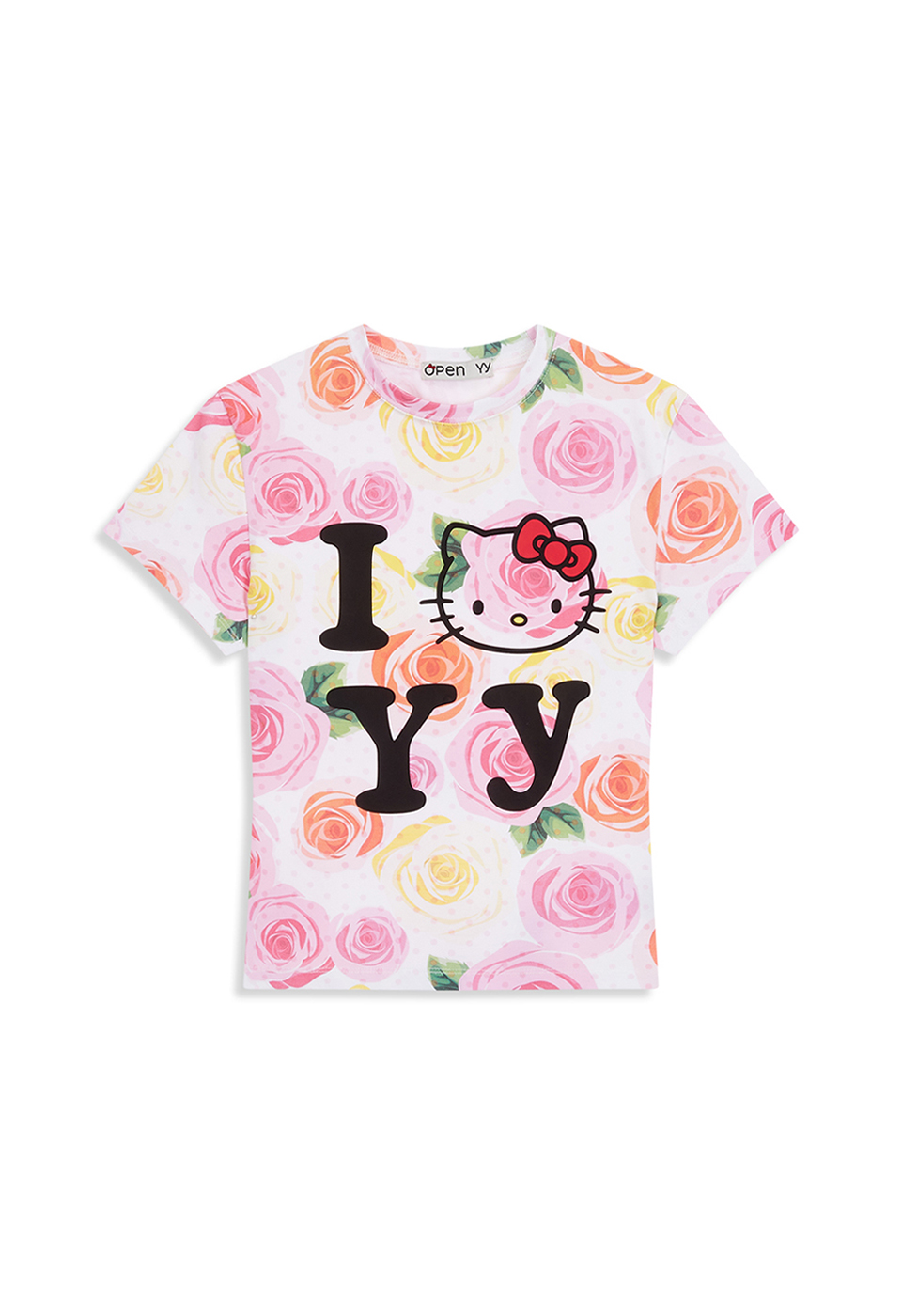 OPEN YY / HELLO KITTY X YY BABY TEE Tシャツ