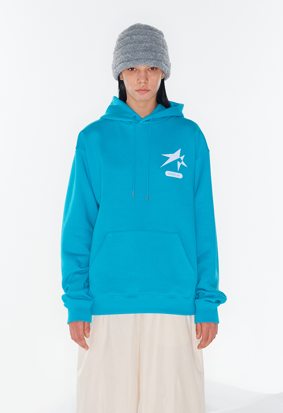 MOUNTAIN GRAPHIC HOODIE, BLUE