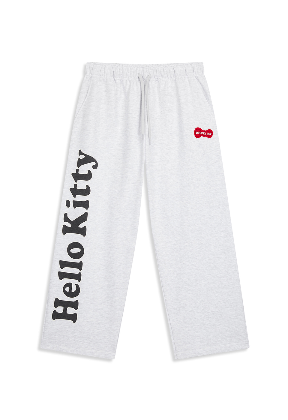 [6/11 DELIVERY] HELLO KITTY X YY ROUNDING TRACK PANTS, GRAY