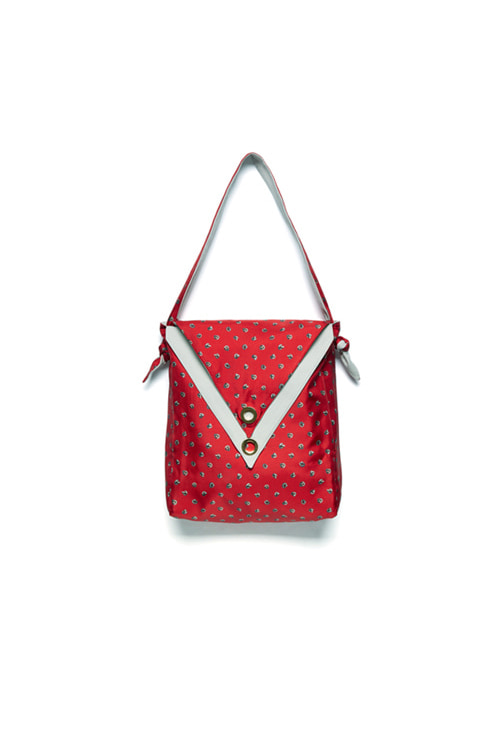 R, spring silk bag/ red