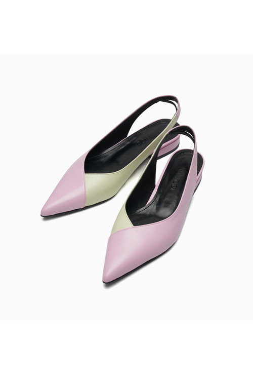 Pink-Lemon oblique shoes (2cm)