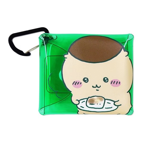 치이카와 먼작귀 미니 클리어 멀티 케이스 / 에어팟 카드 동전 케이블 보관 : 쿠리만쥬샐러드마켓