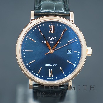 [IWC] 포르토피노 40 로즈골드 블루 IW356522