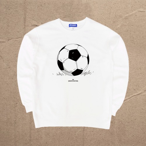 축구공 그래픽 디자인 맨투맨 티셔츠