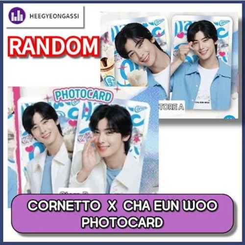 [RANDOM] CORNETTO CHA EUN WOO PHOTOCARD