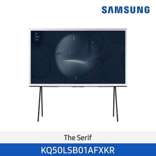 [렌탈]60개월 기준 월 35,200원 22년 NEW 삼성 더 세리프 Lifestyle The Serif QLED 4K TV 127cm 클라우드화이트 KQ50LSB01AFXKR