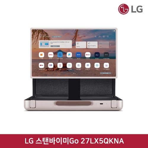 [렌탈] 60개월 기준 월 28,900원 LG전자 스탠바이미 Go FHD (68 cm) 27인치 27LX5QKNA