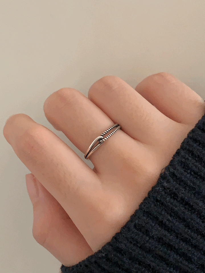 [silver 925] weave ring