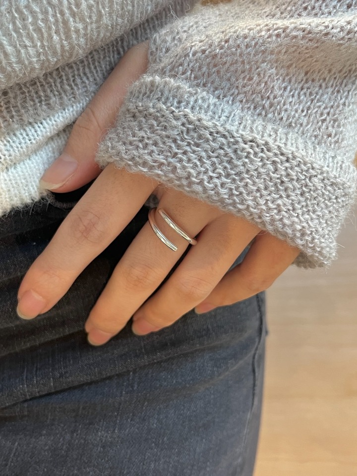 [silver 925] glow open ring