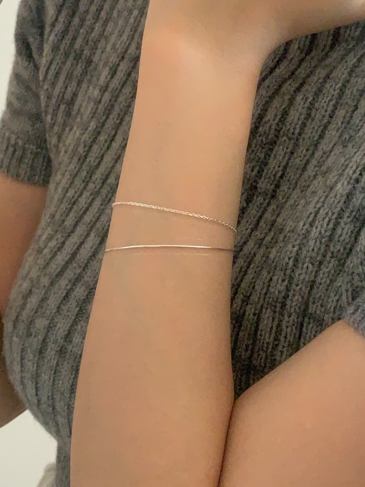 [silver 925] silky bracelet