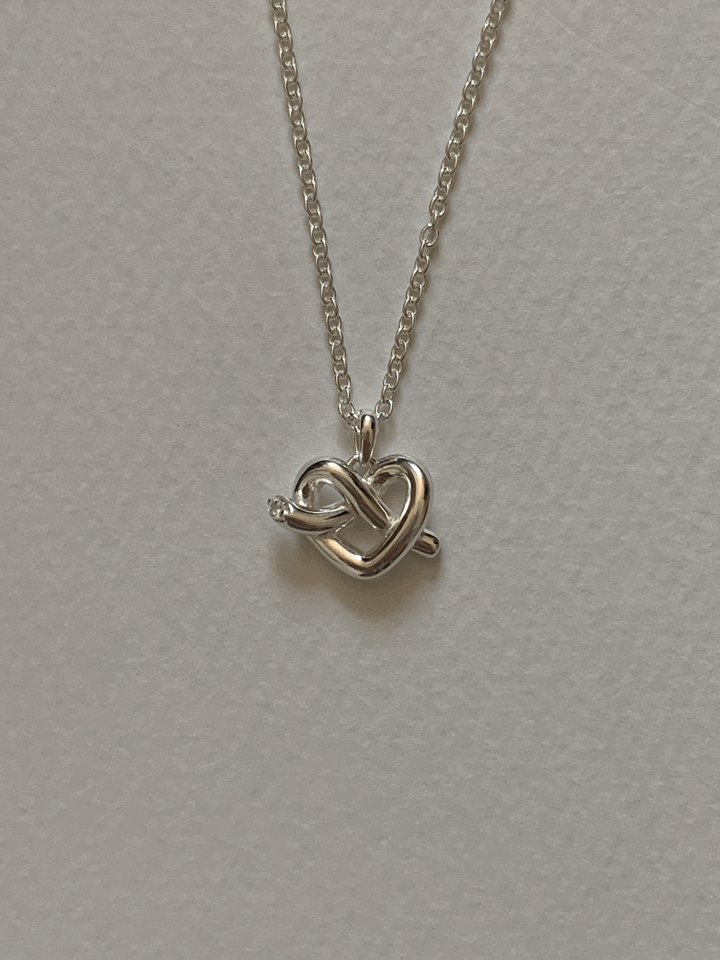[silver 925] max pretzel necklace