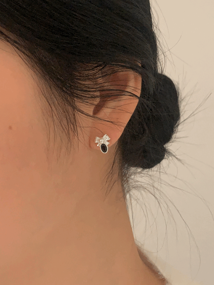[silver 925] queencard earrings