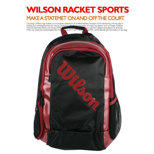 B윌슨 WRR6147 BADMINTON BACKPACK 2 블랙레드